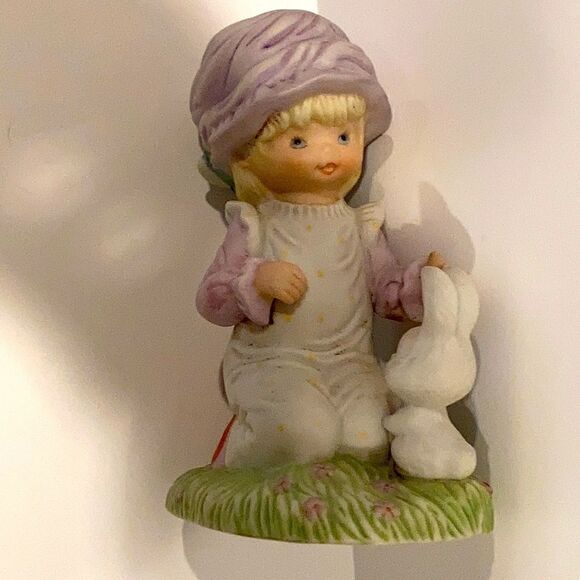 Megan and Friends Girl with Bunny Figurine - Picture 2 of 6